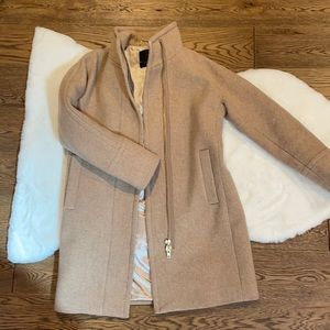 JCREW Cocoon Stadium Coat Size 2 Camel